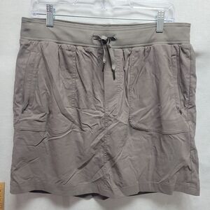 L.L. Bean Gray Casual Skorts with Drawstring